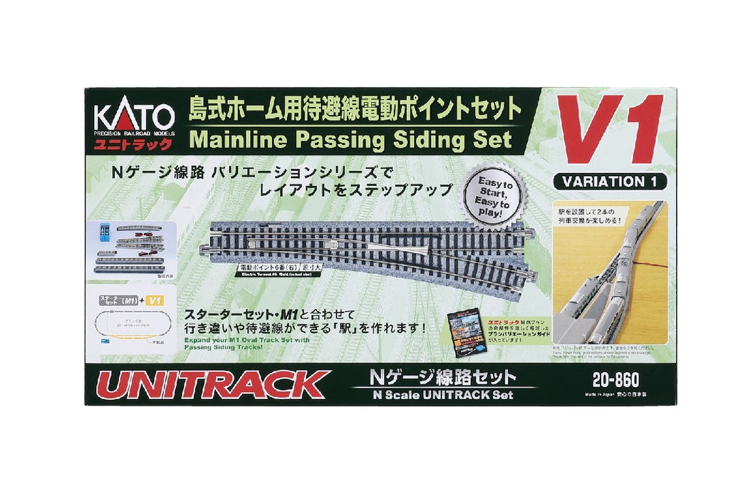 Kato 20-860 Unitrack Passing Siding Track Set V1