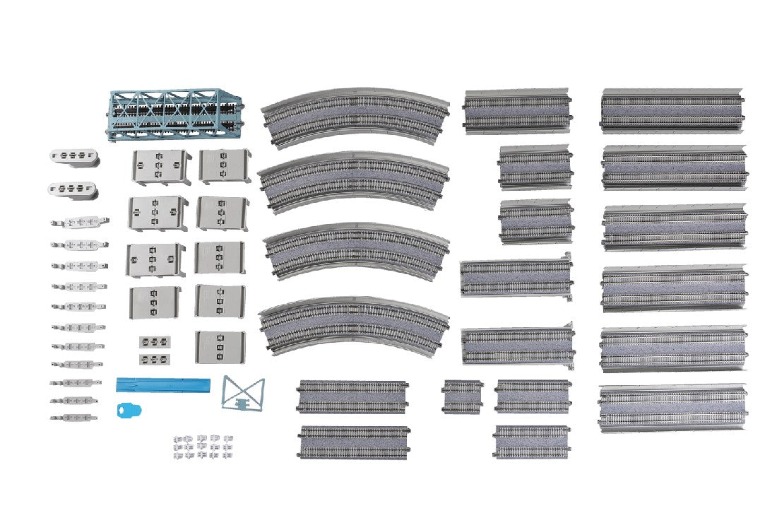Kato 20-871-1 Unitrack Ramped Double Track Viaduct and Bridge Set