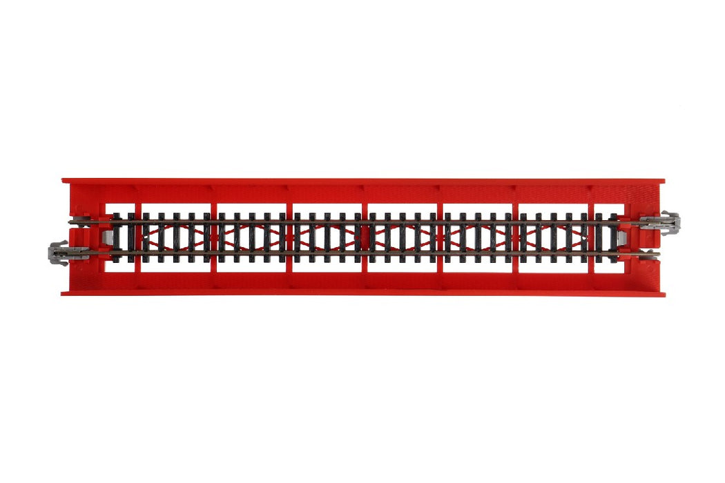 Kato 20-450 186mm (7 5/16") Single Track Plate Girder Bridge, Red
