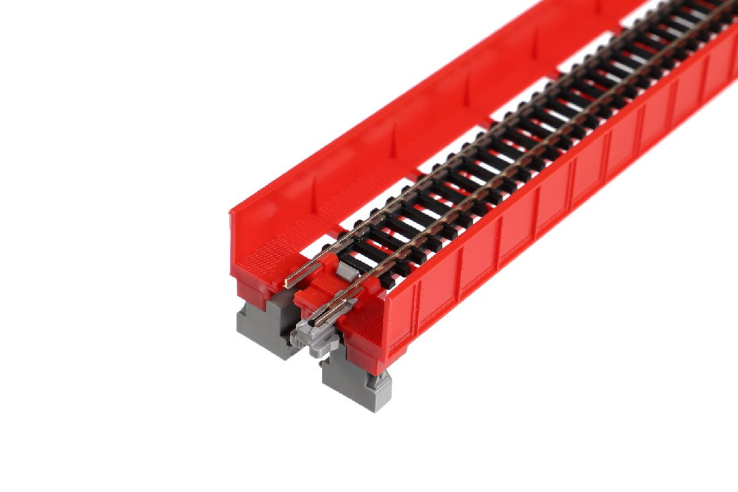 Kato 20-450 186mm (7 5/16") Single Track Plate Girder Bridge, Red