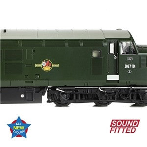 Branchline 35-302SF Class 37/0 Split Headcode D6710 BR Green (Late Crest) Diesel Locomotive with DCC Sound Fitted