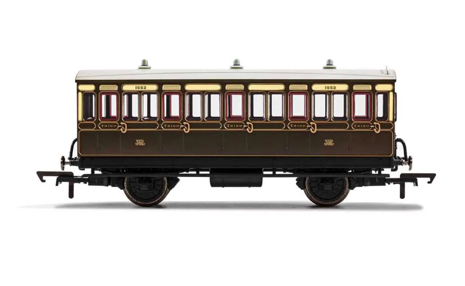 Hornby Bulk Pack - GWR 4-Wheel Coaches (4pcs) (R40111, R40112, R40112A, R40114)
