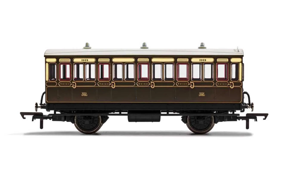 Hornby Bulk Pack - GWR 4-Wheel Coaches (4pcs) (R40111, R40112, R40112A, R40114)