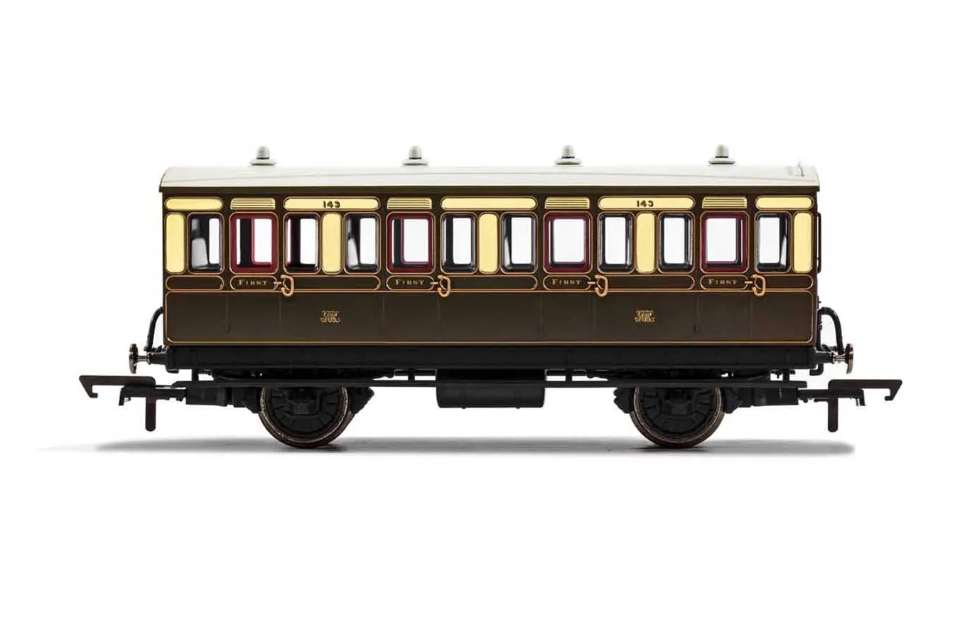 Hornby Bulk Pack - GWR 4-Wheel Coaches (4pcs) (R40111, R40112, R40112A, R40114)