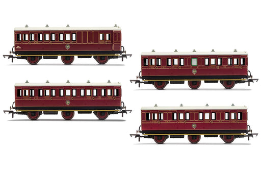 Hornby Bulk Park - NBR 6-Wheel Coaches (4pcs) (R40135, R40136, R40137, R40142)
