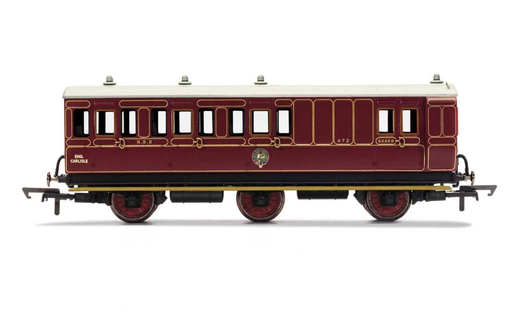Hornby Bulk Park - NBR 6-Wheel Coaches (4pcs) (R40135, R40136, R40137, R40142)