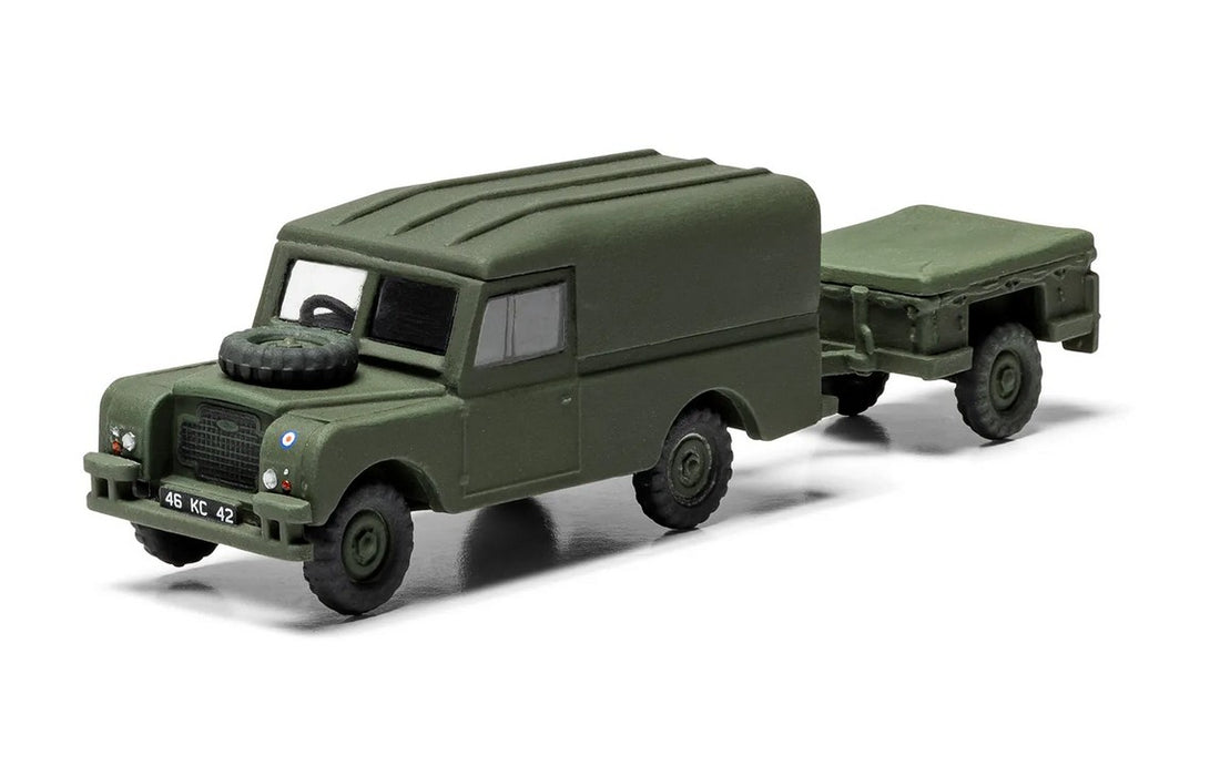 Airfix A02324 LWB Land Rover (Hard Top) & Trailer 1:76