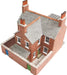 Metcalfe PN103 N Scale Terraced Houses in Red Brick