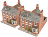 Metcalfe PN103 N Scale Terraced Houses in Red Brick
