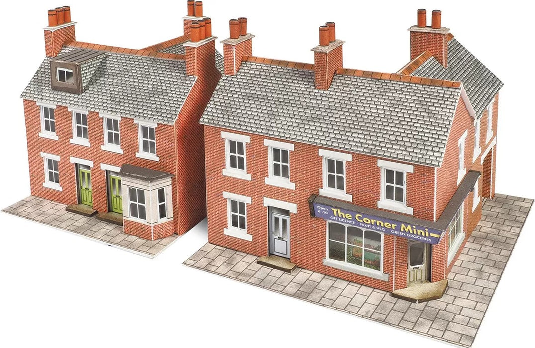 Metcalfe PN116 N Scale Corner Shop and Pub