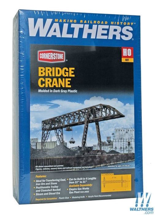 WALTHERS 933-2906 Bridge Crane -26 x 22.9cm; Variable Length