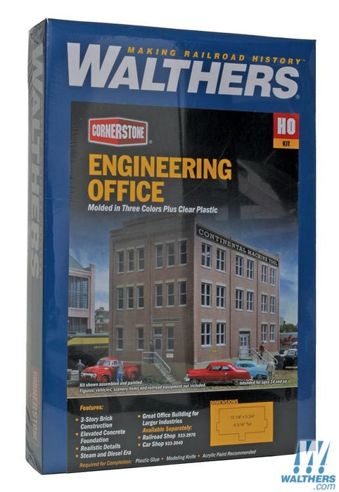 WALTHERS 933-2967 Engineering Office -35.7 x 14.6 x 16cm