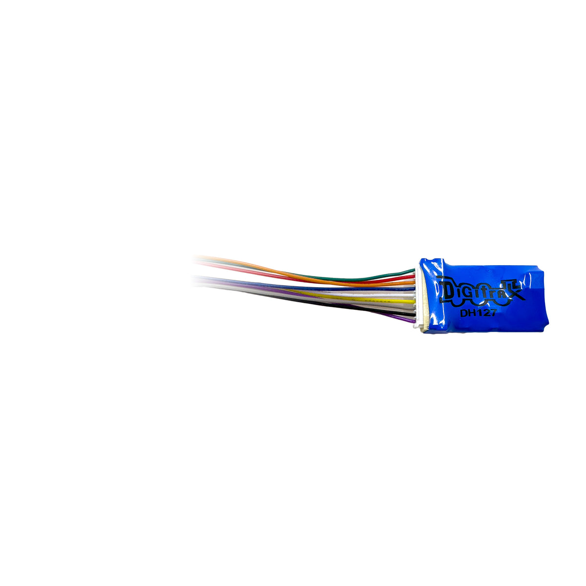 Digitrax DH127D Mobile Decoder 1.0amp/2.0amp peak 2 FX3 functions - 9 ...