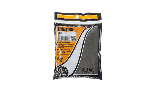 WOODLAND SCENICS T41 Fine Turf Soil Bag (353 cm3)