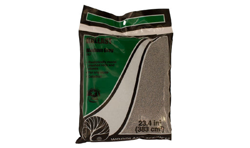 WOODLAND SCENICS B89 Gray Coarse Ballast Bag - (353 cm3)