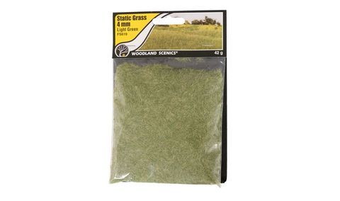 WOODLAND SCENICS FS619 4mm Static Grass Light Green (42g)