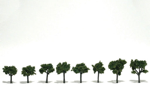WOODLAND SCENICS TR1501 3/4-11/4' MED GRN TREES
