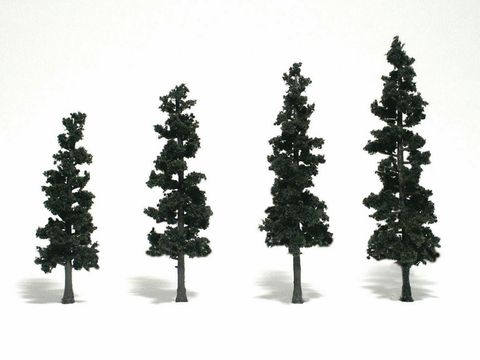 WOODLAND SCENICS TR1561 Conifer Green - [4pcs] 10.1 cm - 15.2 cm