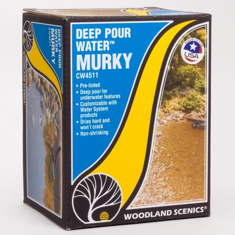 WOODLAND SCENICS CW4511 Deep Pour Water - Murky
