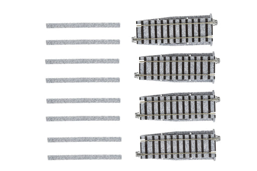 Kato 2-192 Unitrack 97mm Turnout Auxilery Track (#6) (4pcs) (HO)