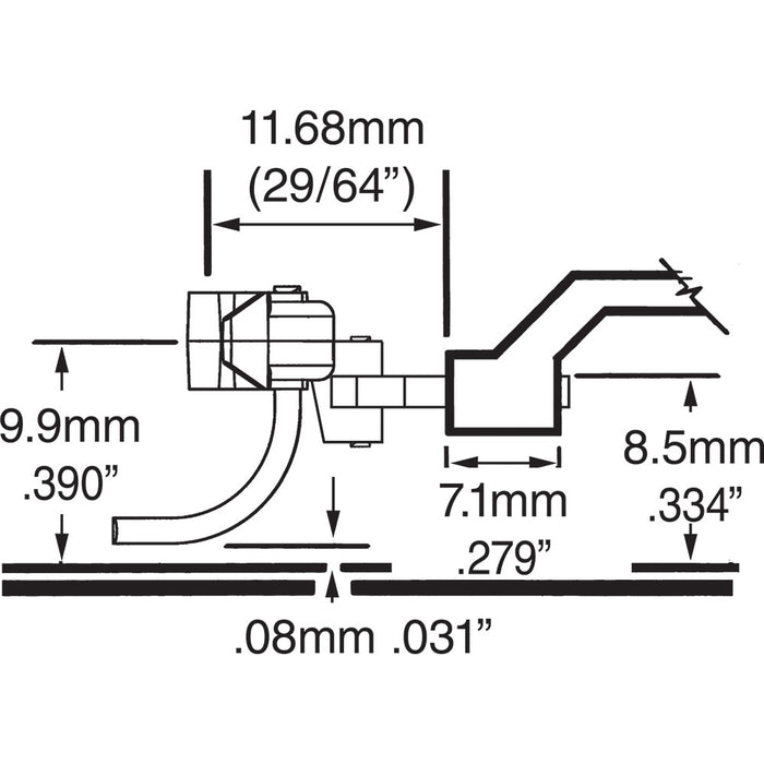 Kadee 20 - #20 HO Gauge NEM 362 European-Style Couplers - Extra Long (11.68mm , .460 inch , 29/64") (4pcs)
