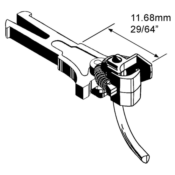 Kadee 20 - #20 HO Gauge NEM 362 European-Style Couplers - Extra Long (11.68mm , .460 inch , 29/64") (4pcs)