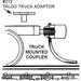 Kadee 22 - #22 HO Gauge 20-Series Plastic Couplers with Gearboxes - Medium (9/32") Overset Shank  [4pcs]