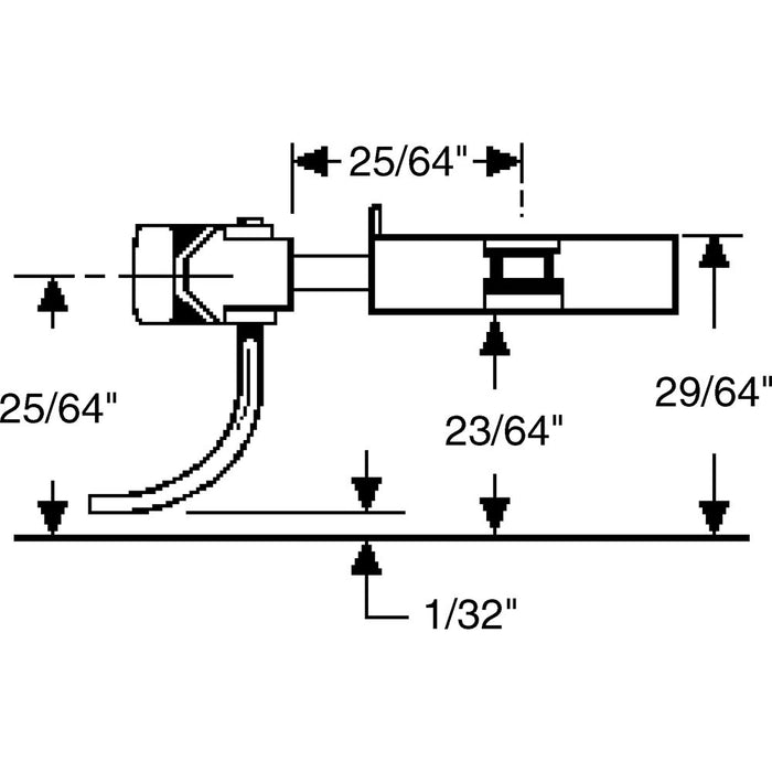 Kadee 26 - #26 HO Scale 20-Series Plastic Couplers with Gearboxes - Long (25/64") Centerset Shank (Extended #5s) [4pcs]