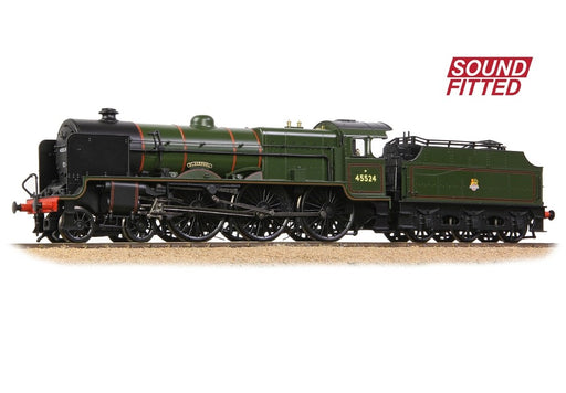 Branchline 31-214ASF LMS 5XP 'Patriot' Steam Locomoitve #45524 - 'Blackpool' BR Lined Green (Early Emblem) with DCC Sound