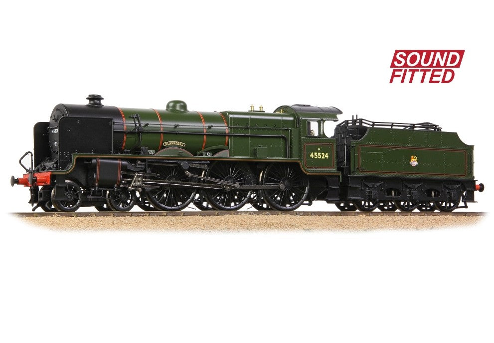 Branchline 31-214ASF LMS 5XP 'Patriot' Steam Locomoitve #45524 - 'Blackpool' BR Lined Green (Early Emblem) with DCC Sound