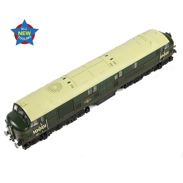 Graham Farish 372-917 LMS 10001 Diesel Locomotive - British Rail Lined Green Late Crest