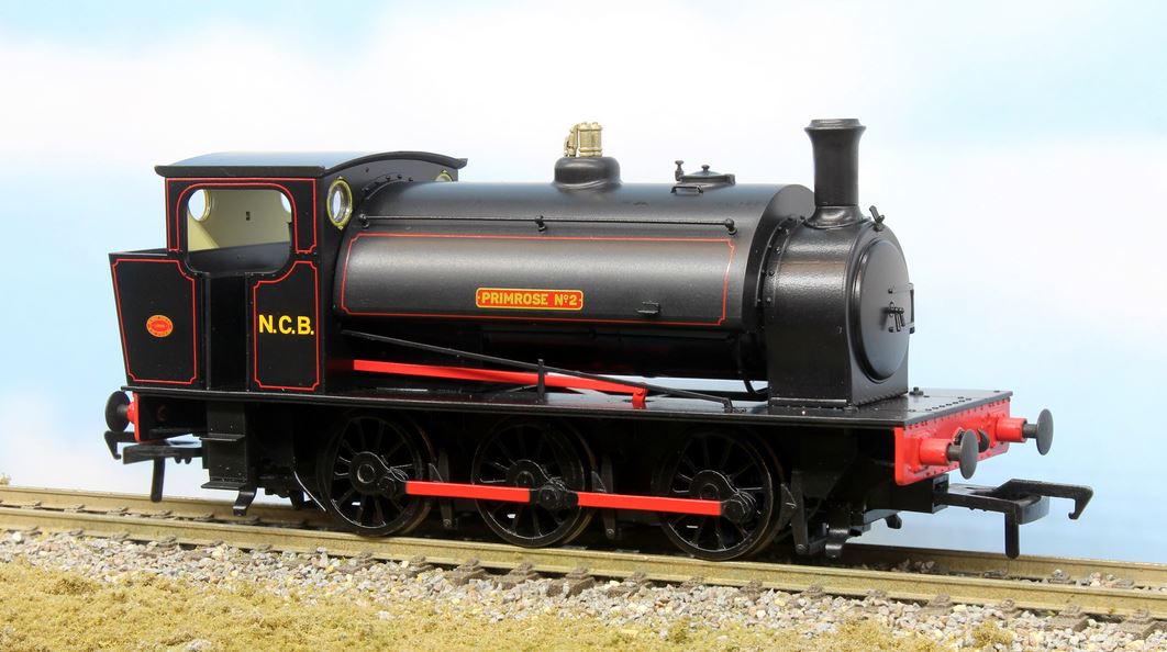 Rapido 903506 16" Hunslet "Primrose" No2 NCB Lined Black with DCC Sound Steam Locomotive