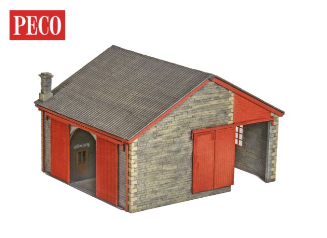 Peco LK-12102 TT:120 GWR Goods Shed Kit