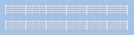 RATIO 424 4 BAR FENCING WH