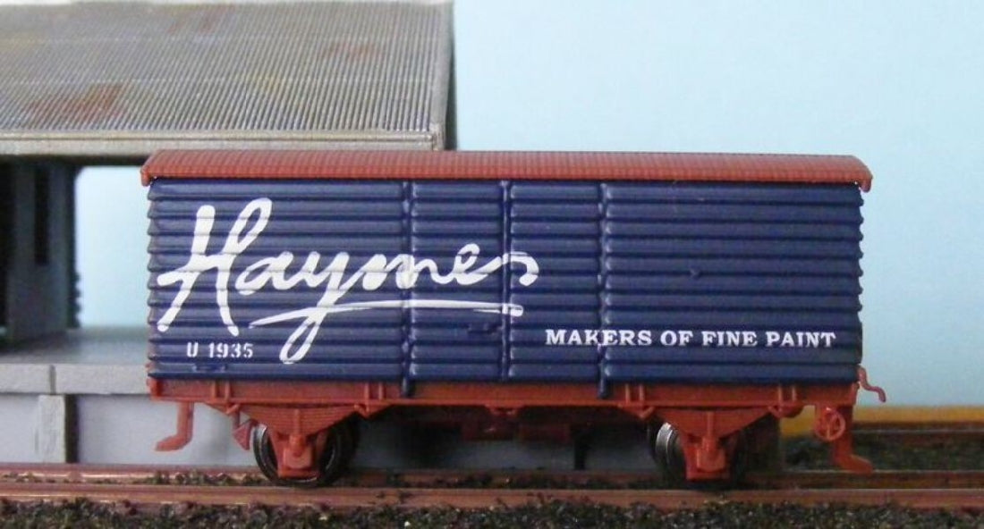 AustNRail 3870 Victorian Railways U Van "Haymes Paint"