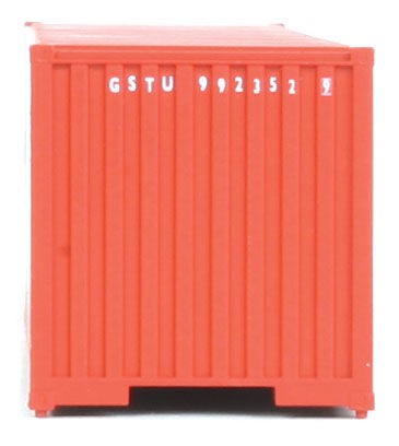 WALTHERS 949-8152 40' Corrugated Container - Genstar (orange, blue, white)