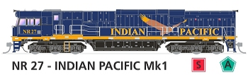 SDS Models NR Class #NR27 Indian Pacific With DCC Sound