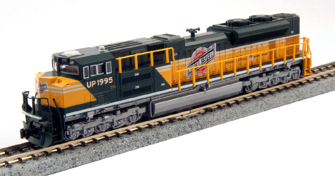 Kato 176-8407 SD70ACe UP #1995 Chicago and North Western (c&NW) Diesel Locomotive