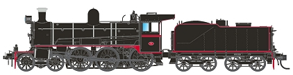 SDS Models D3112 D3 688 Steam Locomotive
