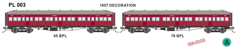 Austrains PL003 PL COACH SET 65BPL 76BPL