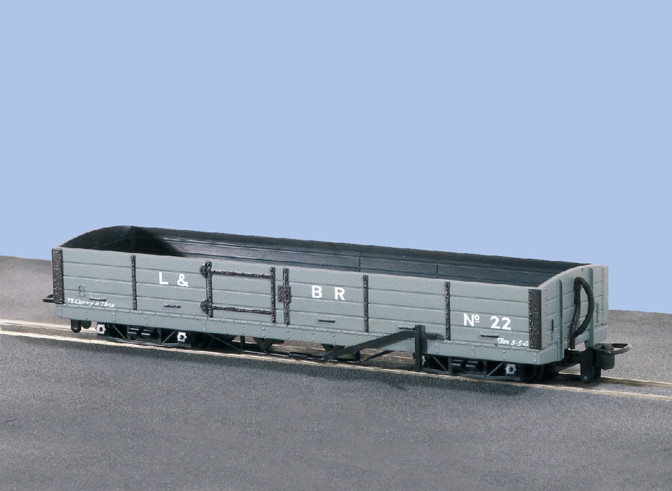 Peco GR-230 OO-9 Bogie Open Wagon L and B Livery No. 22