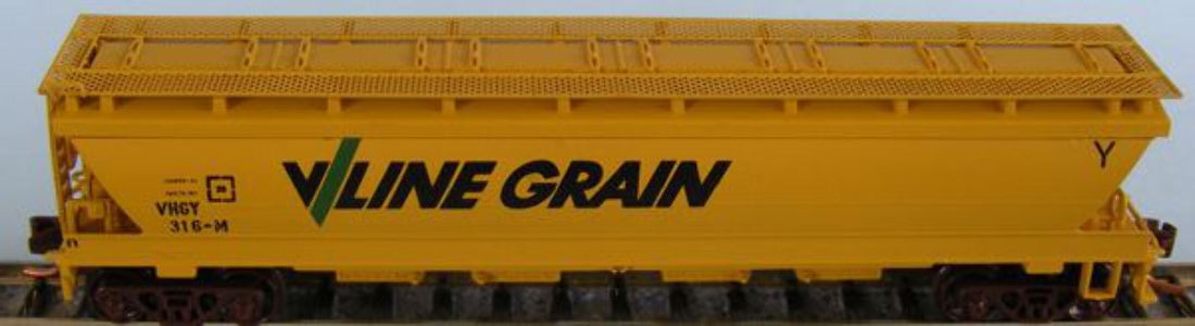 AustNRail 3461 VHGY Grain wagon VLINE No 316