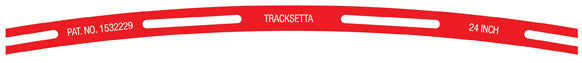 TRACKSETTA NT24 N Gauge Track Template 24" (610mm) Radius