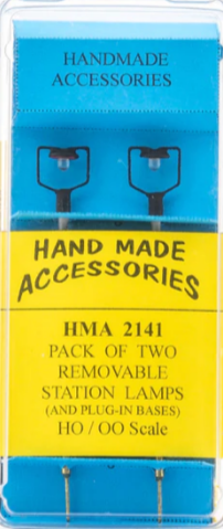 Hand Made Accessories HMA2141 HO Scale - Removable Station Lamps