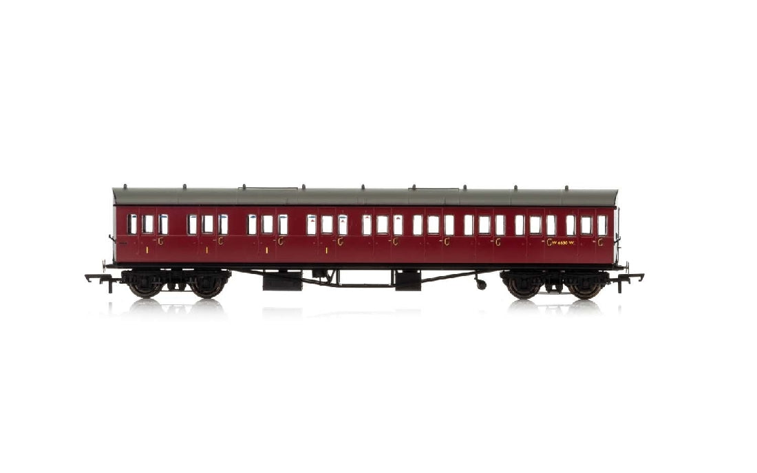 Hornby R4878A BR, Collett 57' Bow Ended E131 Nine Compartment Composite (Left Hand), W6237W - Era 4