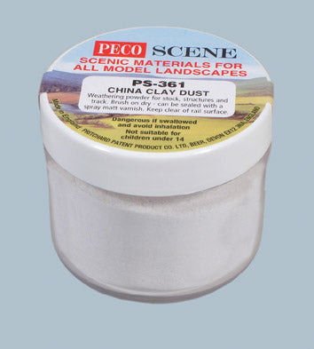 Peco PS-361 Snow/China Clay Dust Weathering Powder