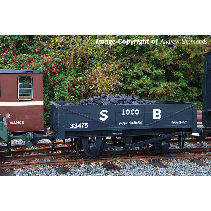 Bachmann Narrow Gauge 393-150 RNAD Rebuilt Open Wagon Statfold Barn Railway Grey