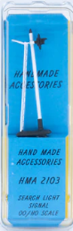 Hand Made Accessories HMA2103 HO Scale - Single Searchlight 2 Colours