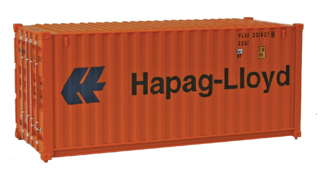 WALTHERS 949-8055 20' CONTAINER HAPAG