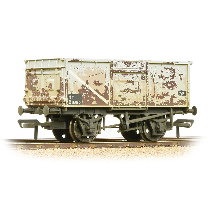 Branchline 37-275G BR 27T Steel Tippler BR Grey (Early) 'Iron Ore' Weathered